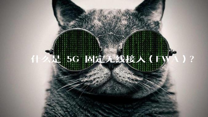 什么是 5G 固定无线接入（FWA）？